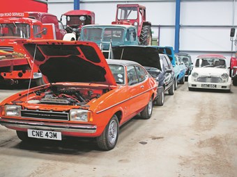 More than 70 cars will be sold at the East of England Showground, Peterborough during Truckfest, including this rare Capri 3.0-litre GT.