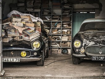 Huge stash of 60 classic cars found in farm garage in France
