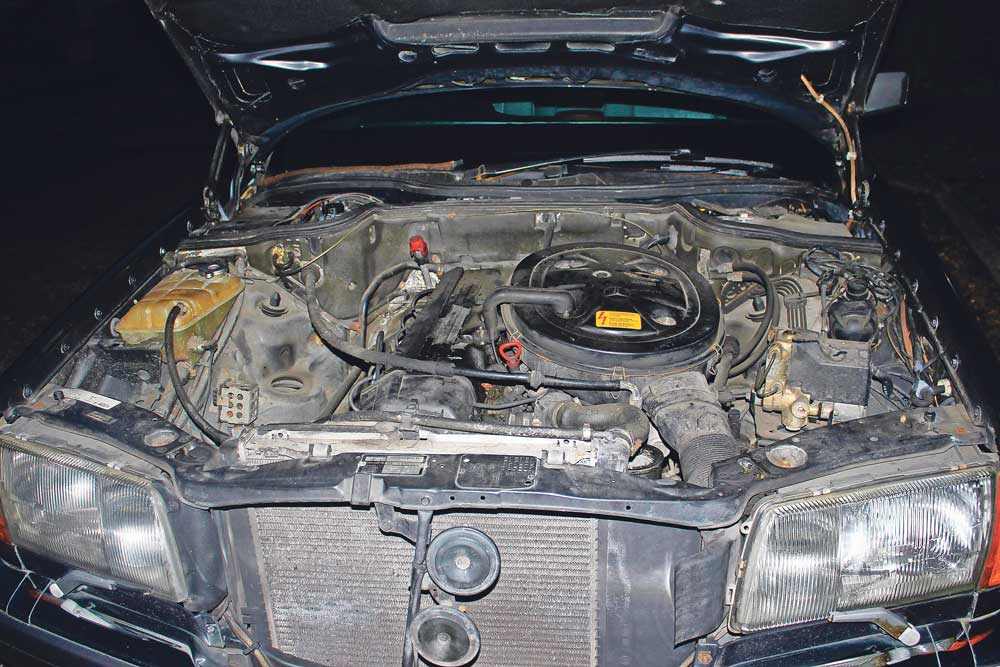 That engine bay is certainly packed full... 