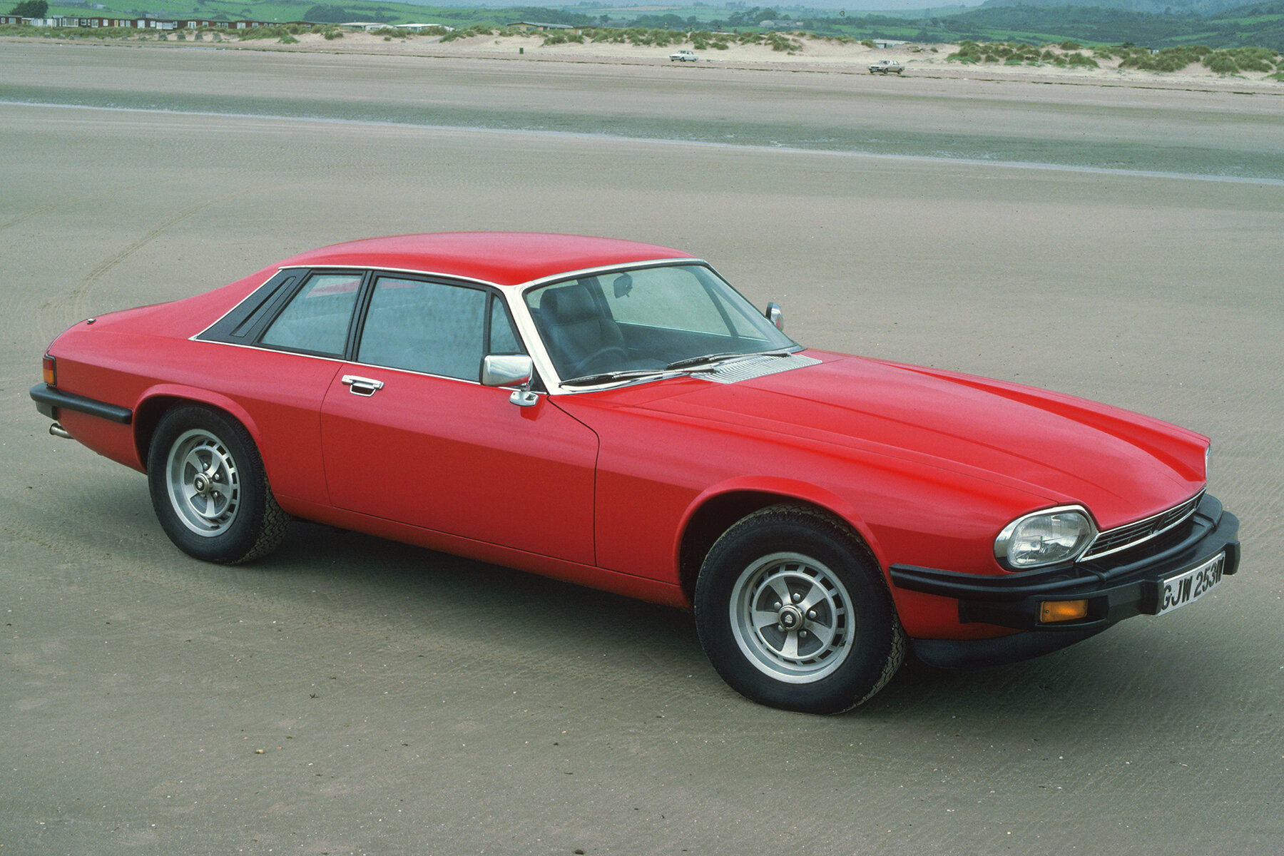 A late pre-HE Jaguar XJ-S – it’s a fine-looking car these days, make no mistake.