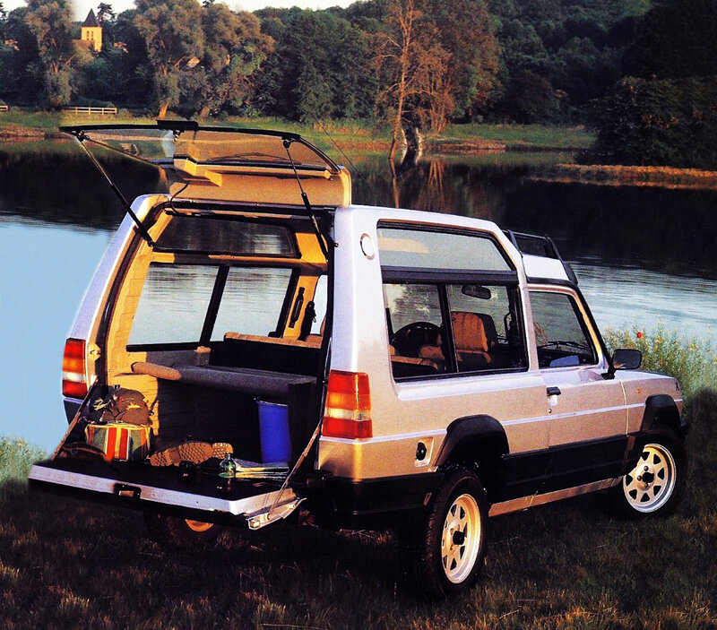 You got 77cu ft or seven seats to play with in your Matra-Simca Rancho