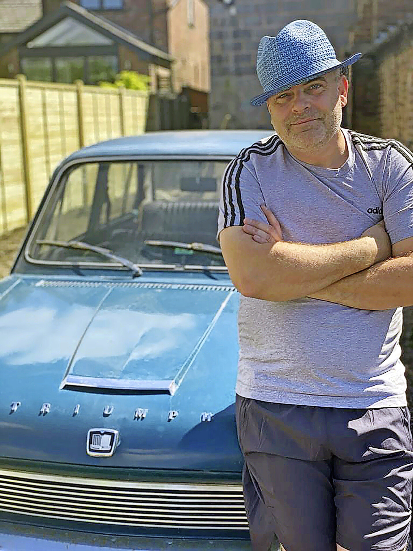Coronation Street actor Simon Gregson, who donated his Triumph 1300 to a key-worker