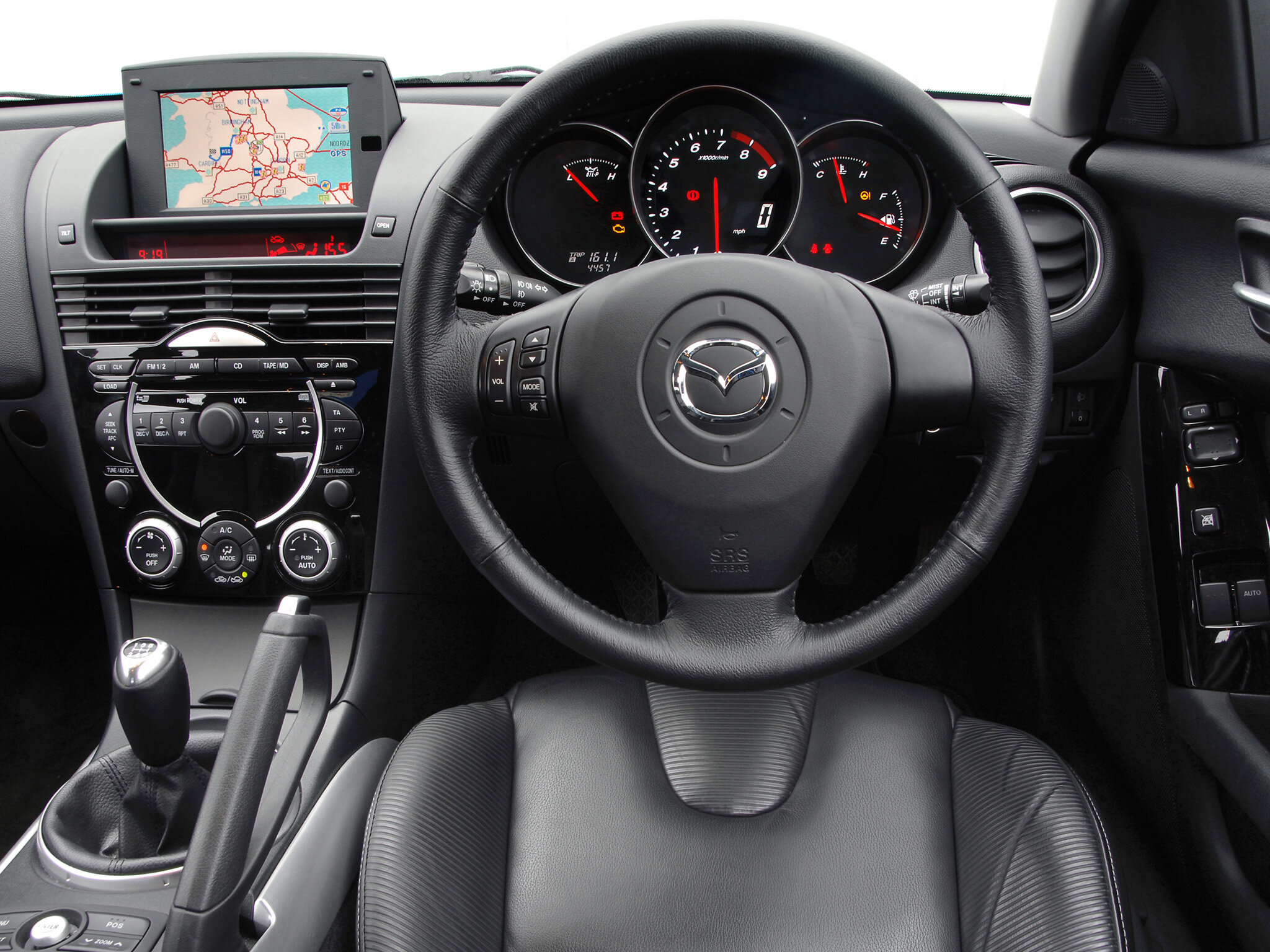 Mazda RX-8 interior is hardly your run-of-the-mill