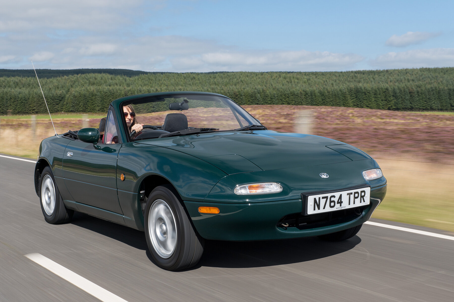 Roof down, open roads, living the Mazda MX-5 dream