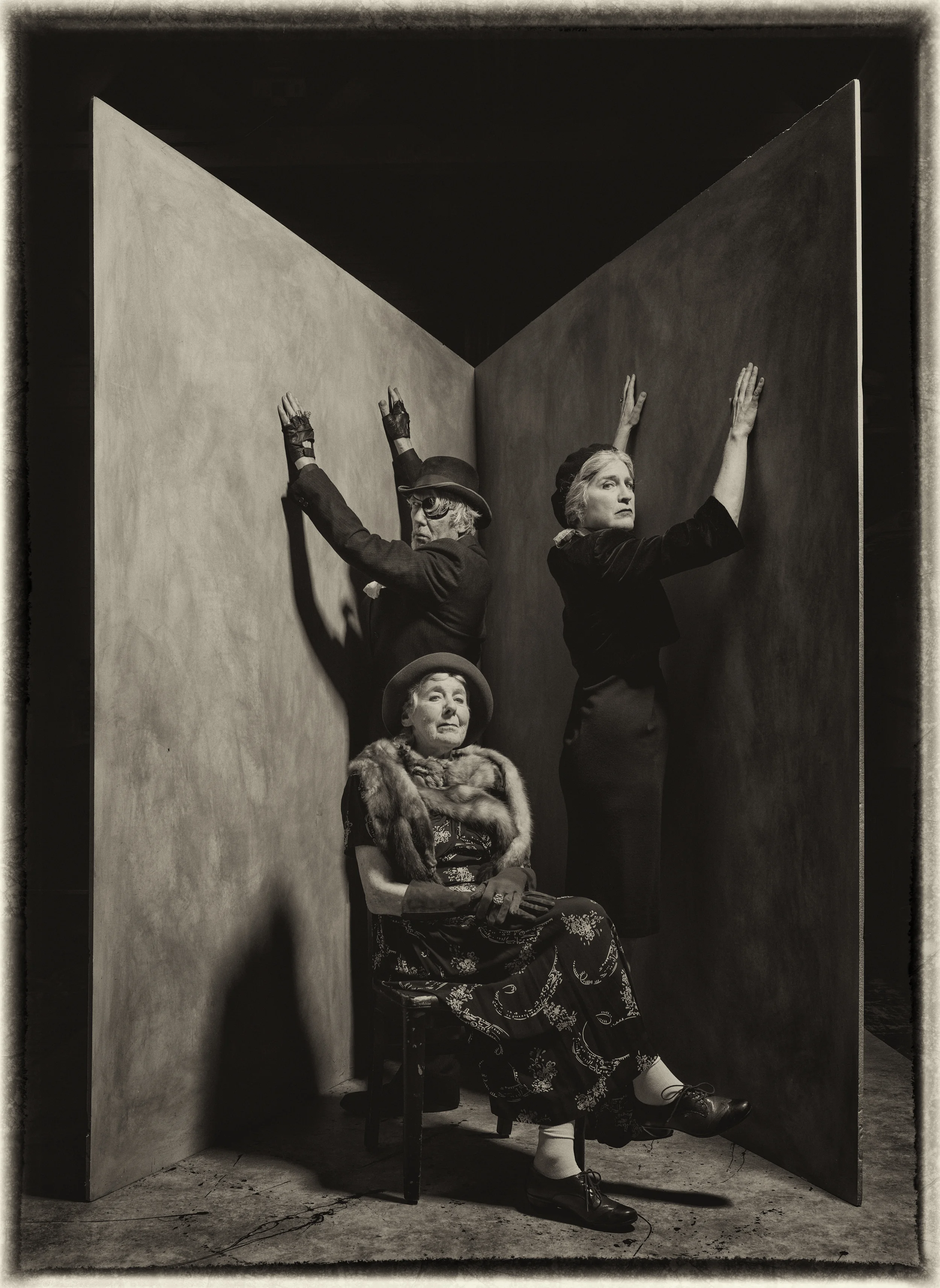 Joy Carlin, Howard Swain and Nancy Carlin