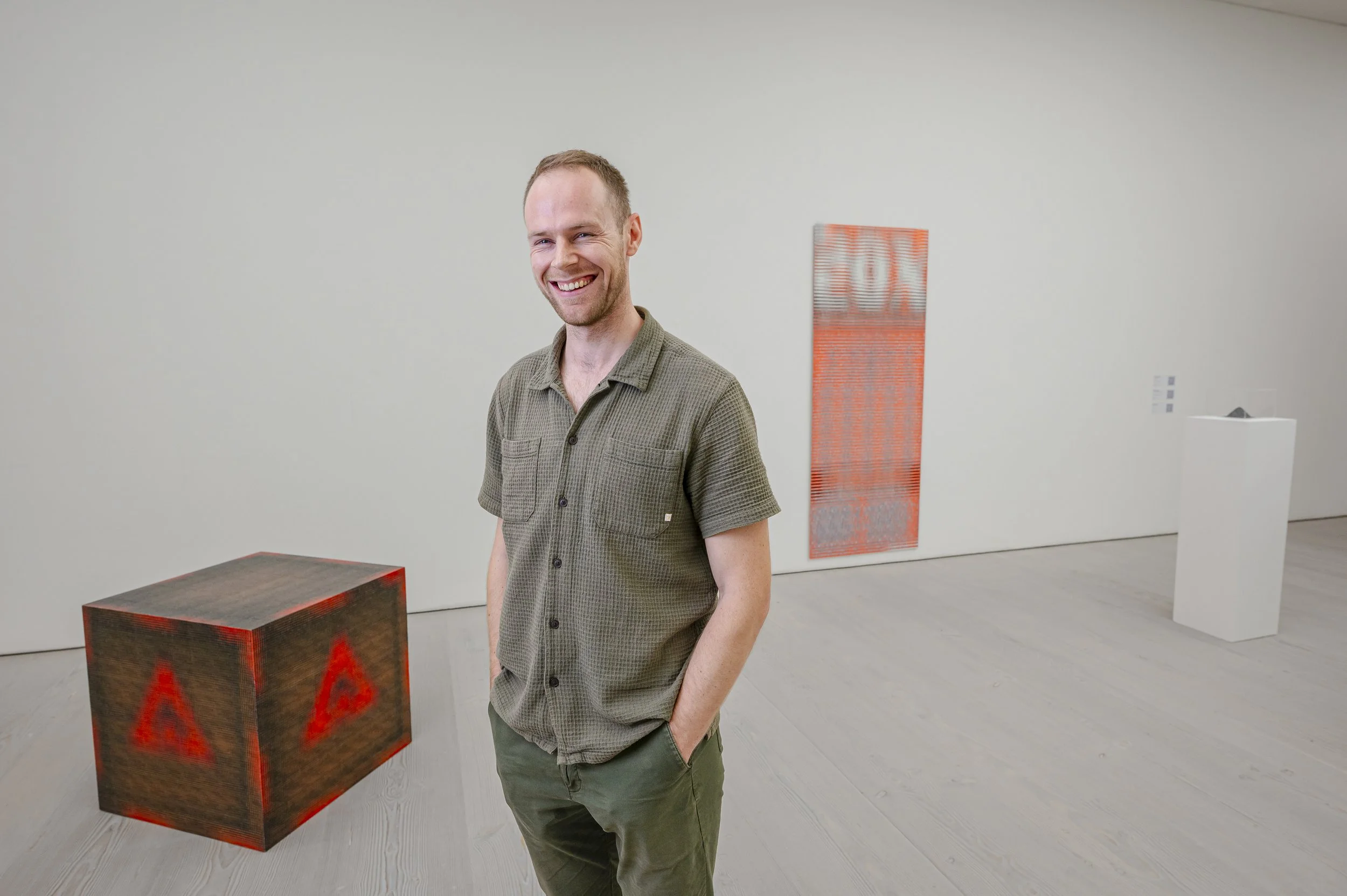 William Bacon wins the People's Choice Award for the 2023 Robert Walters Group UKNA Prize