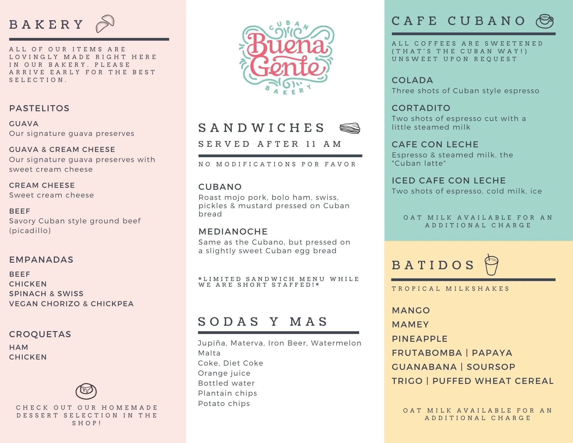 Buena Gente Cuban Bakery