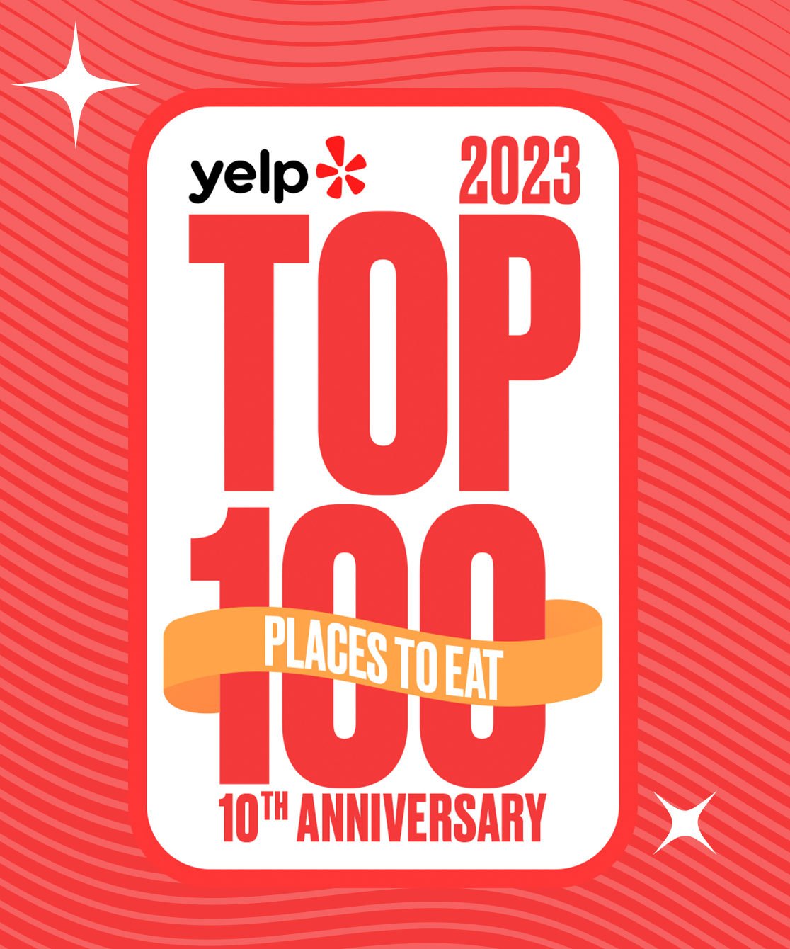 Yelp Top 100 Places to Eat 2023