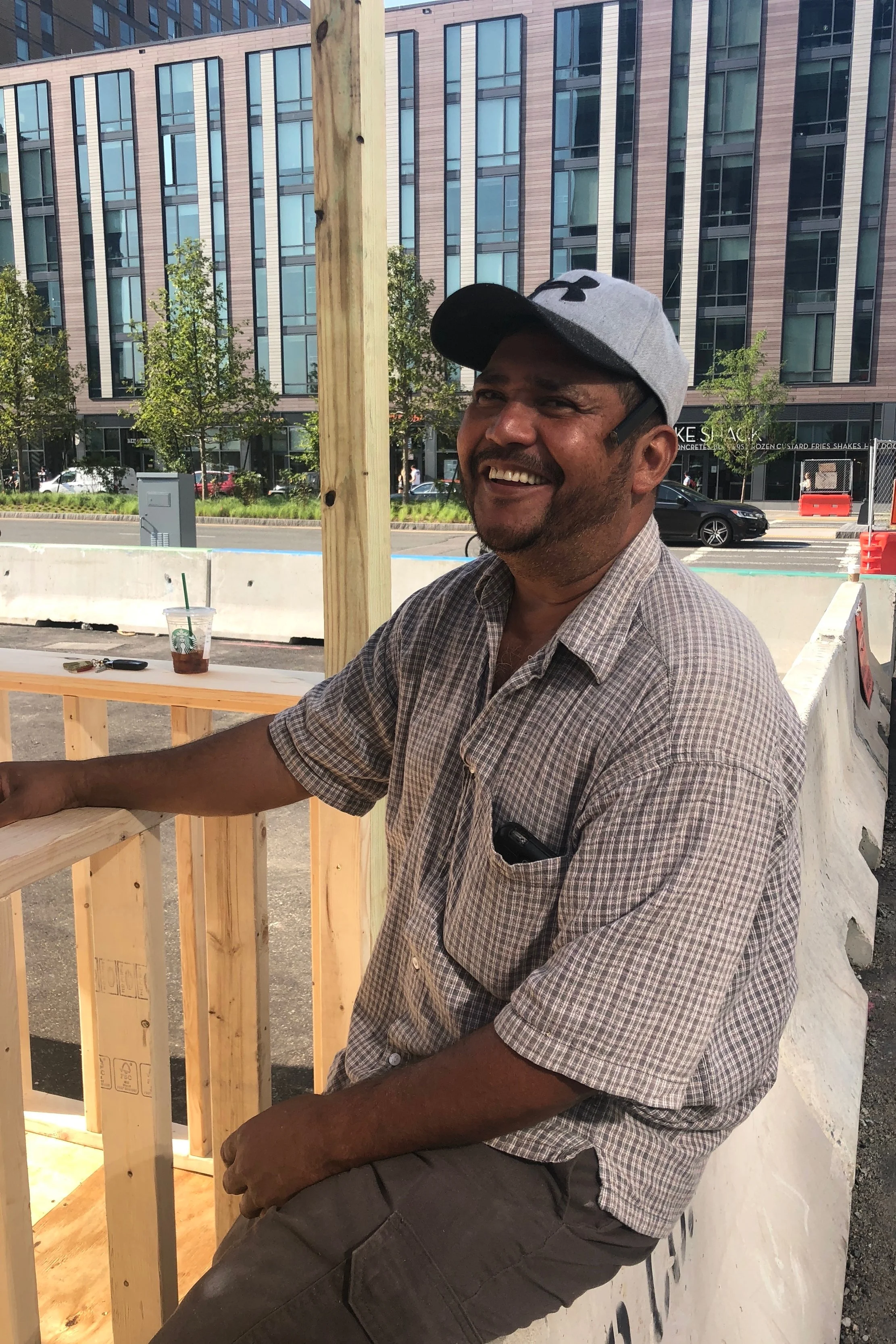 Isaias (Carpenter) - Smiling because it’s lunch time.