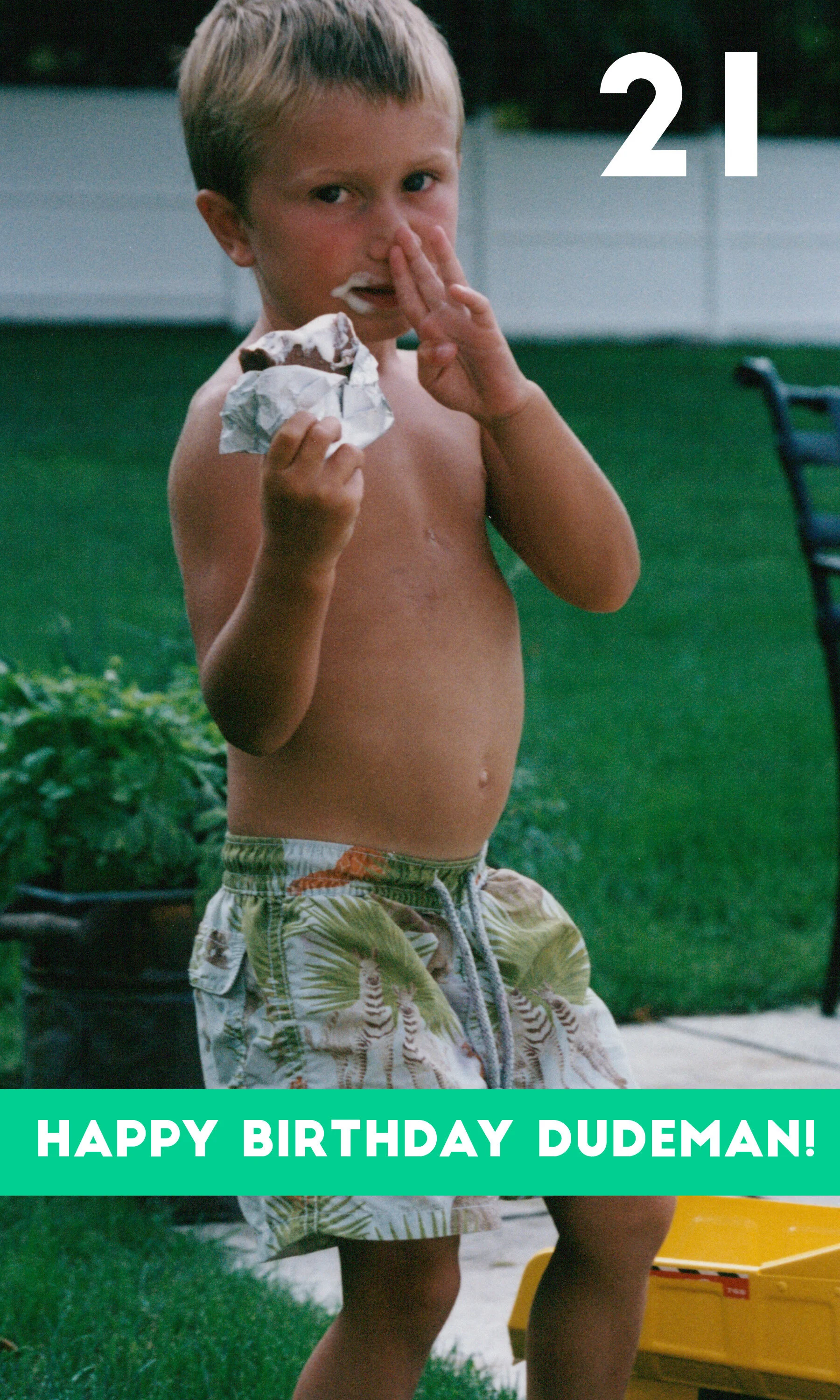 The B-Day Boy - Before he crushed brews, he crushed Klondikes