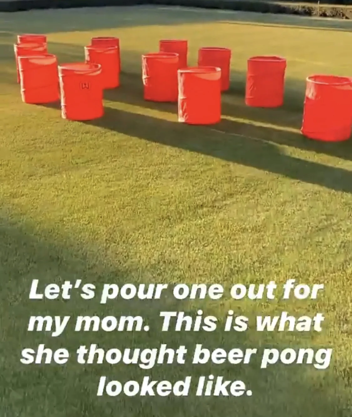 She tried…