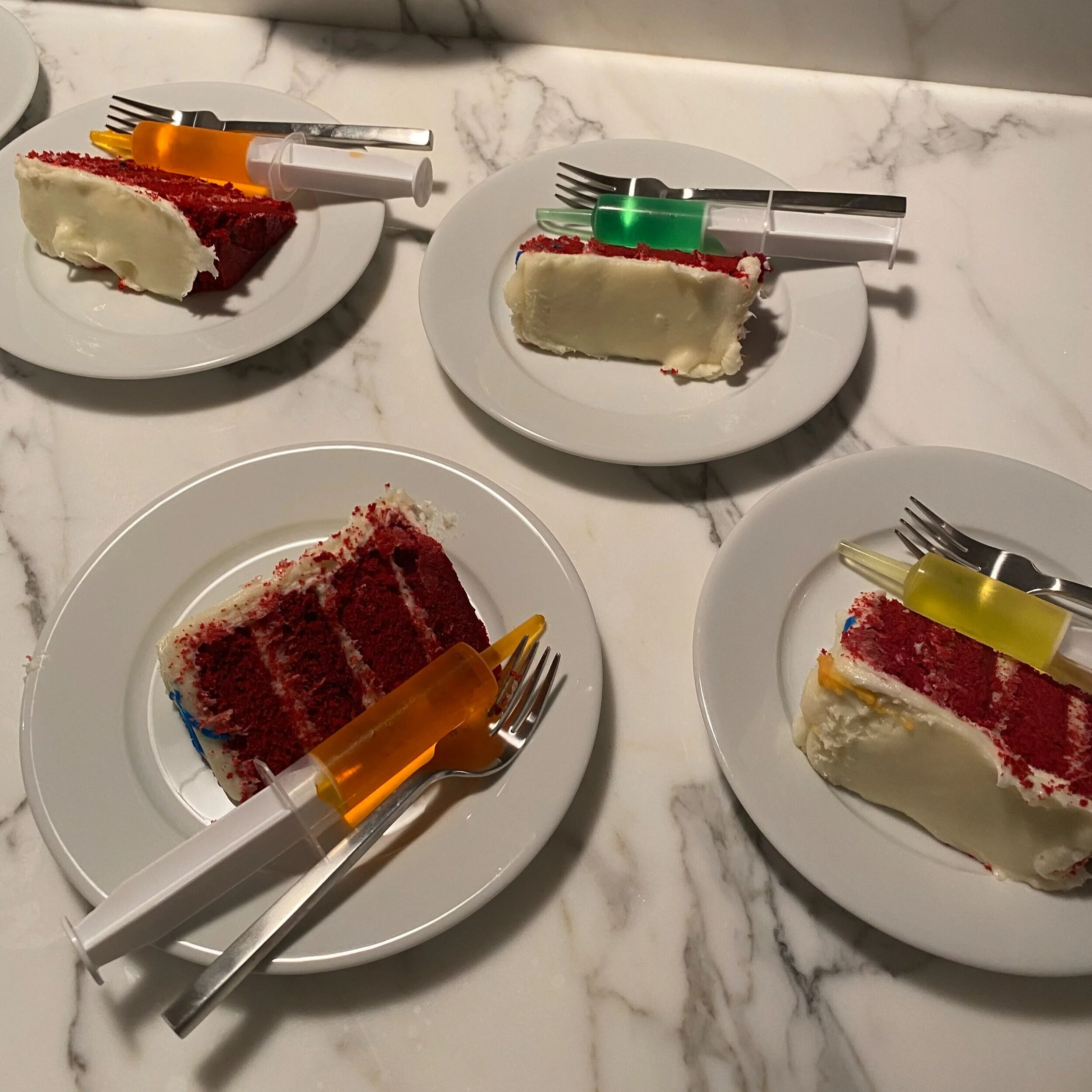 The cake was better