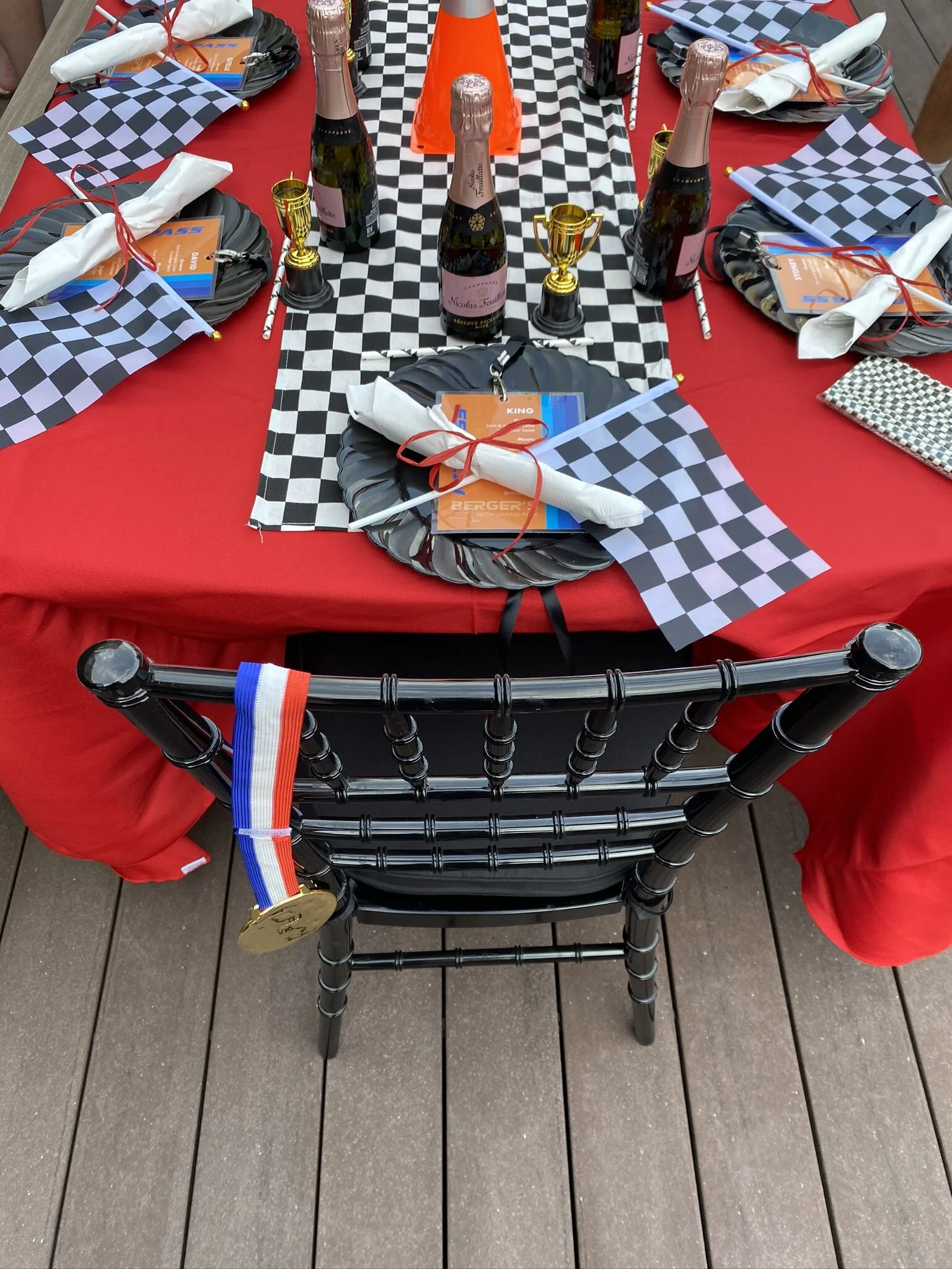 Birthday boy champion seat