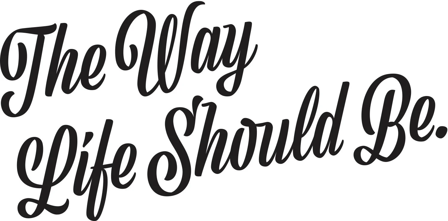 Text design for neon sign.