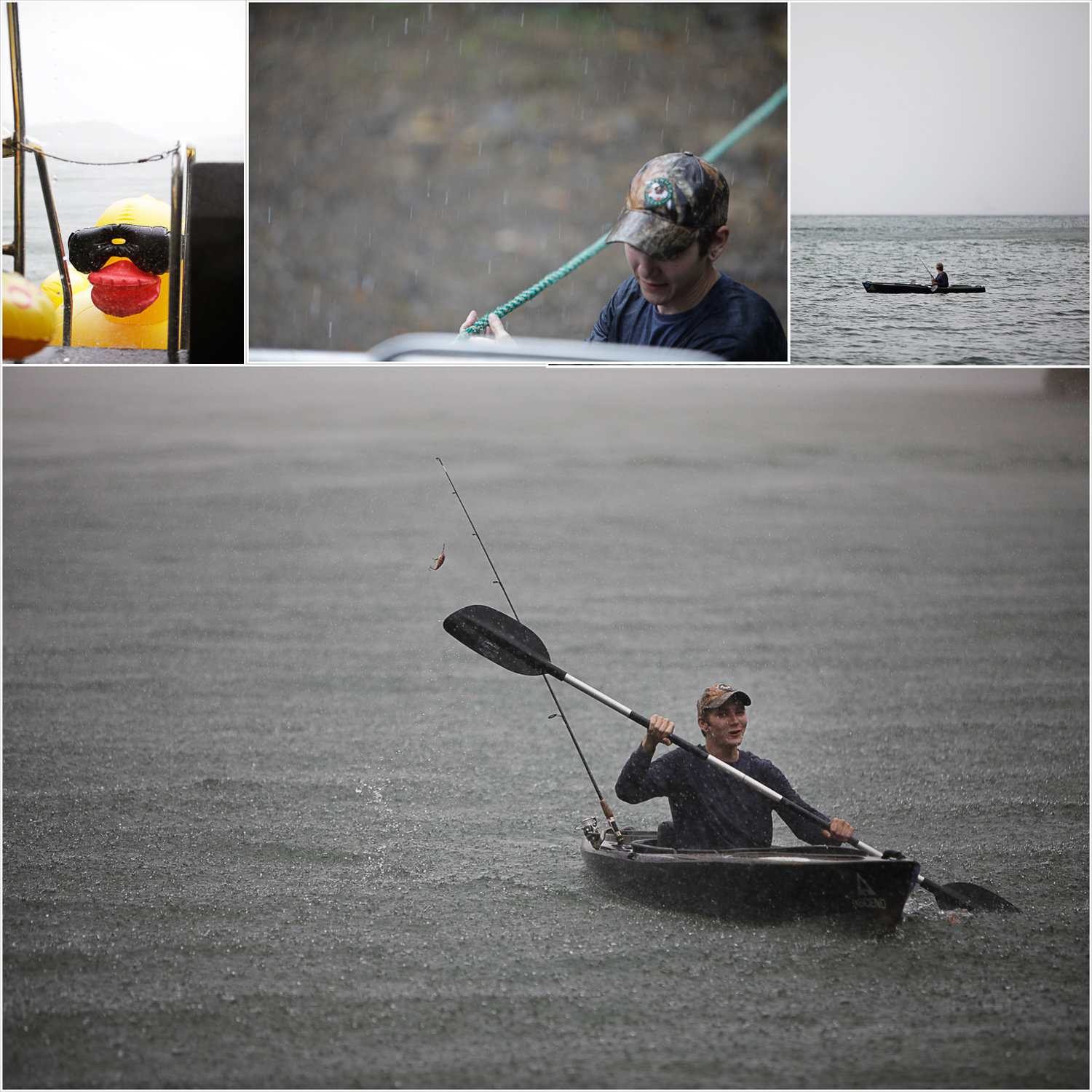 Fishing and kayaking in Dale Hallow Lake in the rain | Our Dale Hallow House Boat Adventure | J.B. TOLS