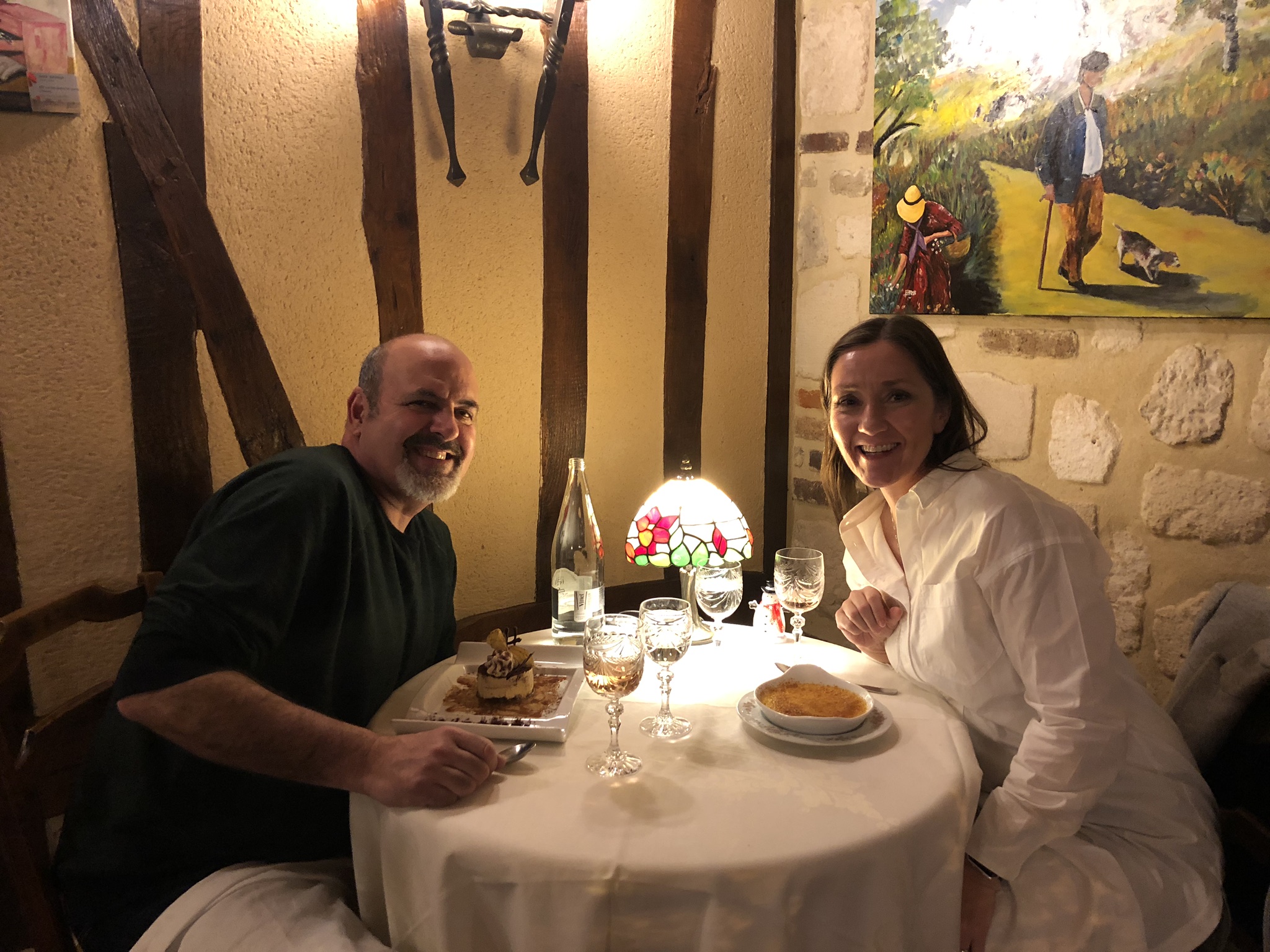 Our last night dining out and he finally ate some authentic French cuisine with me.