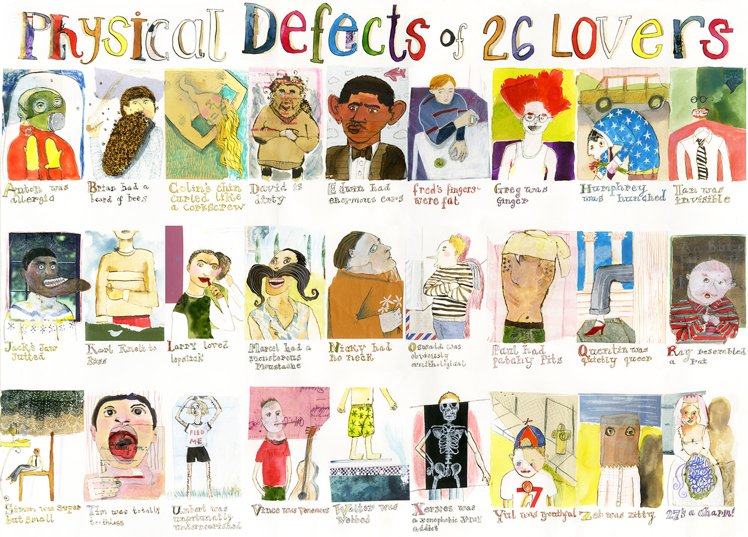 Physical Defects of 26 Lovers