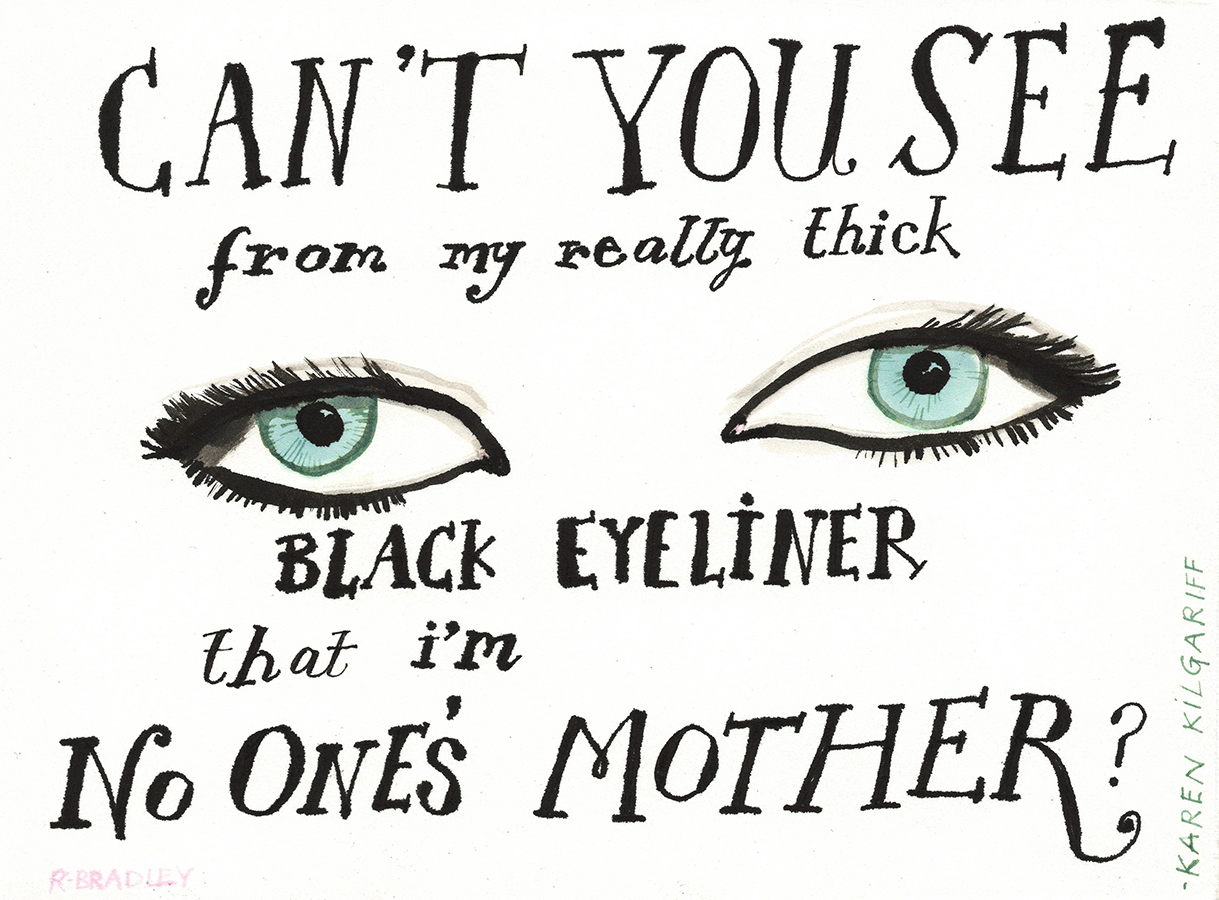 BLACK EYELINER | My Favorite Murder Fan art 