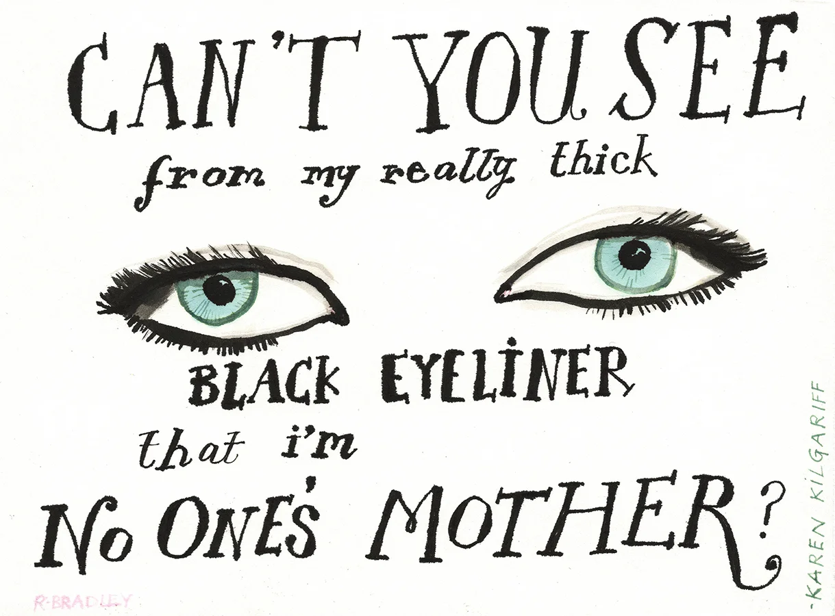 BLACK EYELINER | My Favorite Murder Fan art