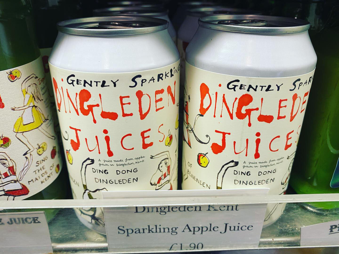  Label design for Dingleden Juices 