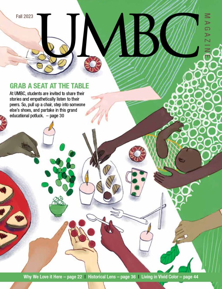 Grab a seat at the table : UMBC cover and interior