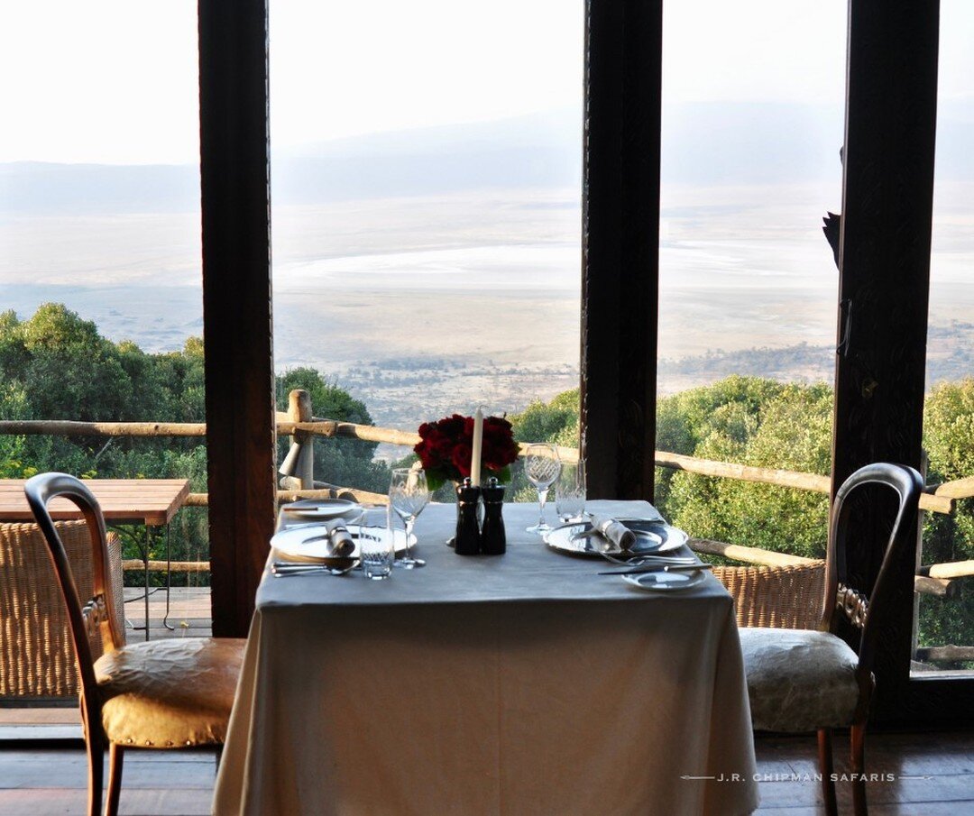Come enjoy lunch overlooking the Ngoro Ngoro Crater 🌅

Most people are shocked to learn that you don&rsquo;t have to be uncomfortable on safari. At J.R Chipman Safaris, our goal is to understand a bit more about you to best recommend suitable accomm