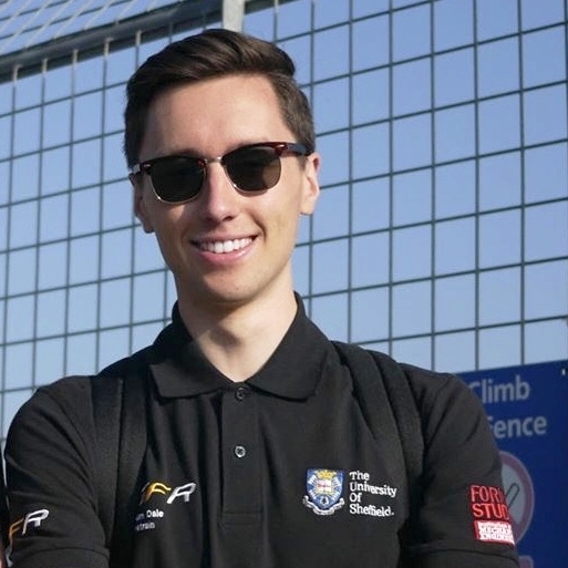 Callum dale year: 2 course: mechanical engineering "Outside of my degree, I enjoy riding both mountain and road bikes in the Peak District. I spend most of my summer along the coast and mainly in the sea. I also enjoy dismantling my car and trying to repair it if/when something fails..."