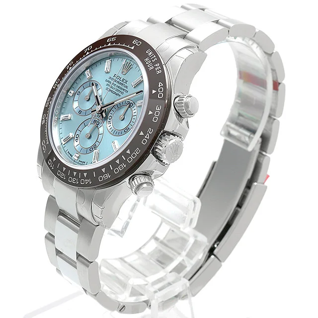 Rolex Cosmograph Daytona Ice Blue Baguette Dial 116506 
