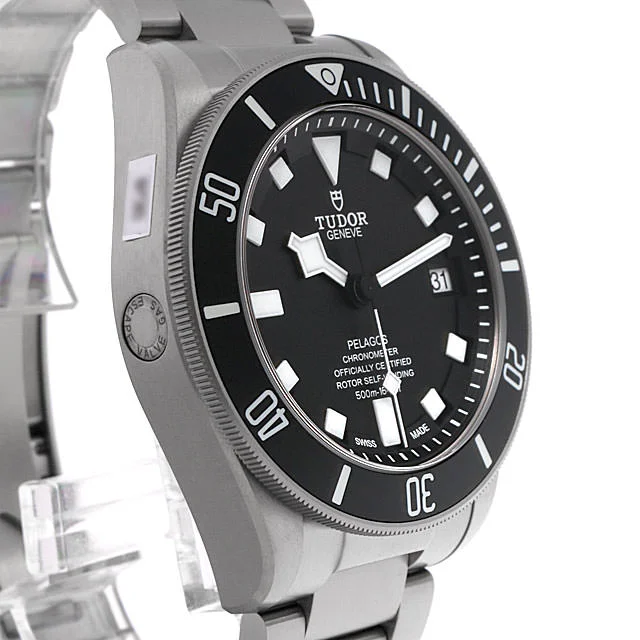 Tudor Pelagos Chronometer Black Dial Titanium Men's Watch 25600TN Brand New for sale