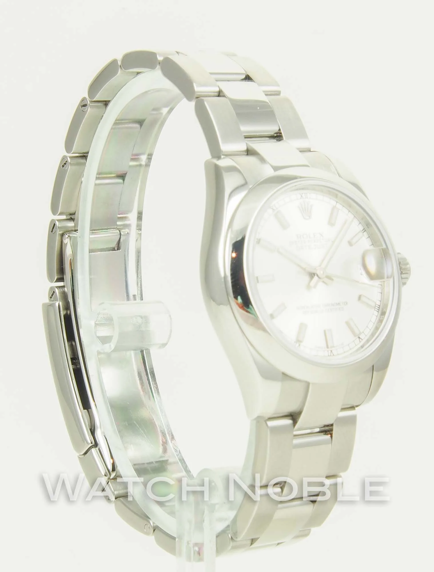 Rolex Datejust Ladies 31mm Silver Index Dial on Oyster Bracelet 178240 for sale