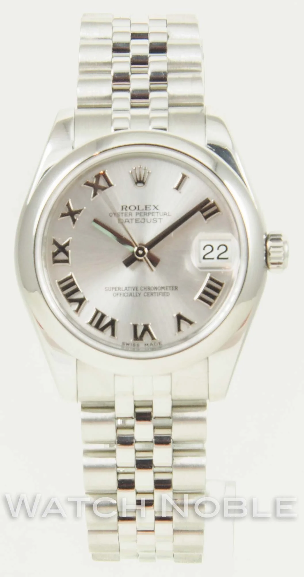 Rolex Datejust Ladies 31mm Silver Roman Dial on Jubilee Bracelet 278240 