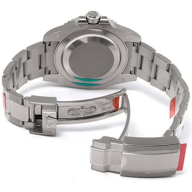 Rolex GMT Master II Black Dial 18K White Gold Oyster Bracelet Pepsi Bezel 116719BLRO