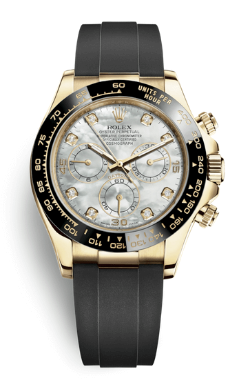 Rolex Cosmograph Daytona MOP Diamond Dial 18K Yellow Gold 116518