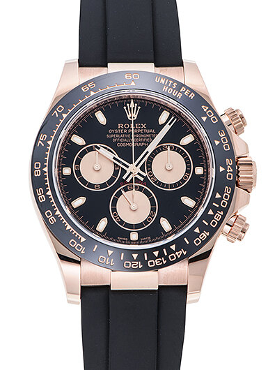 Rolex Cosmograph Daytona 18K Black Dial Mens Watch 40mm 116515