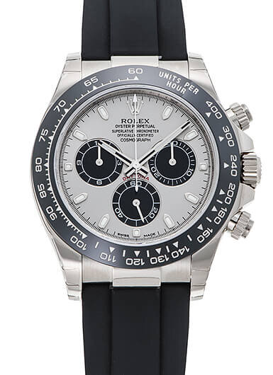 Rolex Cosmograph Daytona Steel Dial 18K White Gold Watch 116519