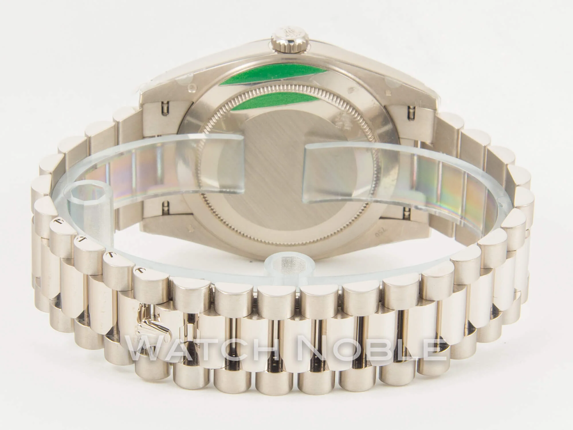 Rolex Day-Date 40 White Gold Dark Rhodium Striped Dial 40mm 228239 