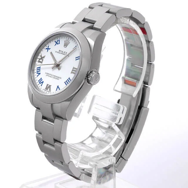 buy online Rolex Oyster Perpetual 31 mm White Dial Stainless Steel Oyster Ladies 177200