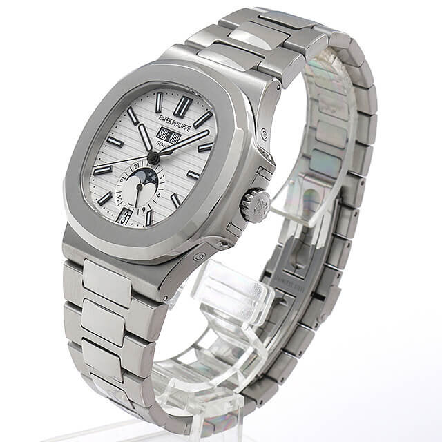 Patek Philippe Nautilus White Dial Moonphase 5726/1A-010 Stainless Steel
