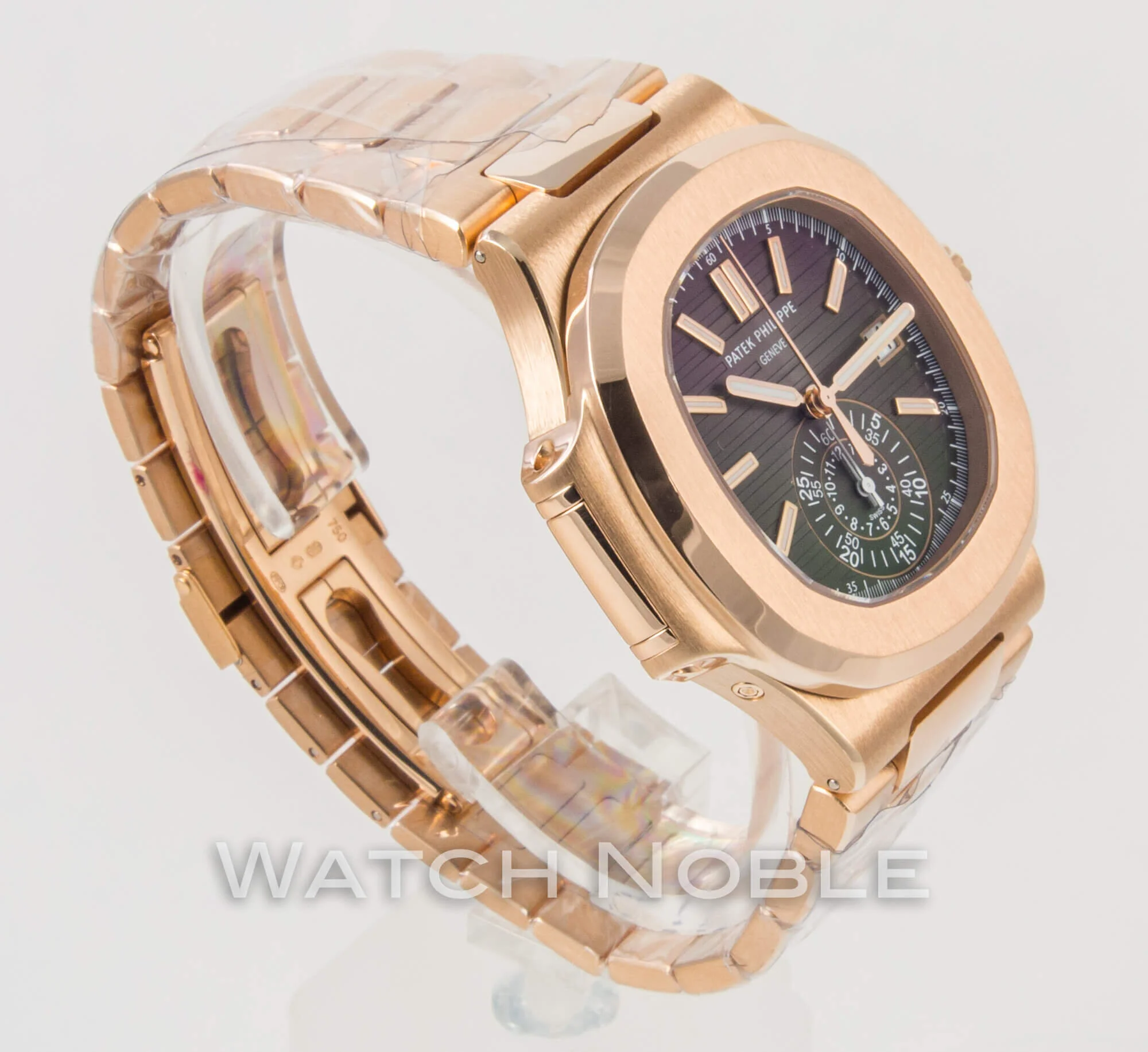 Patek Philippe Nautilus 5980/1R-001 18K Rose Gold Black Dial 