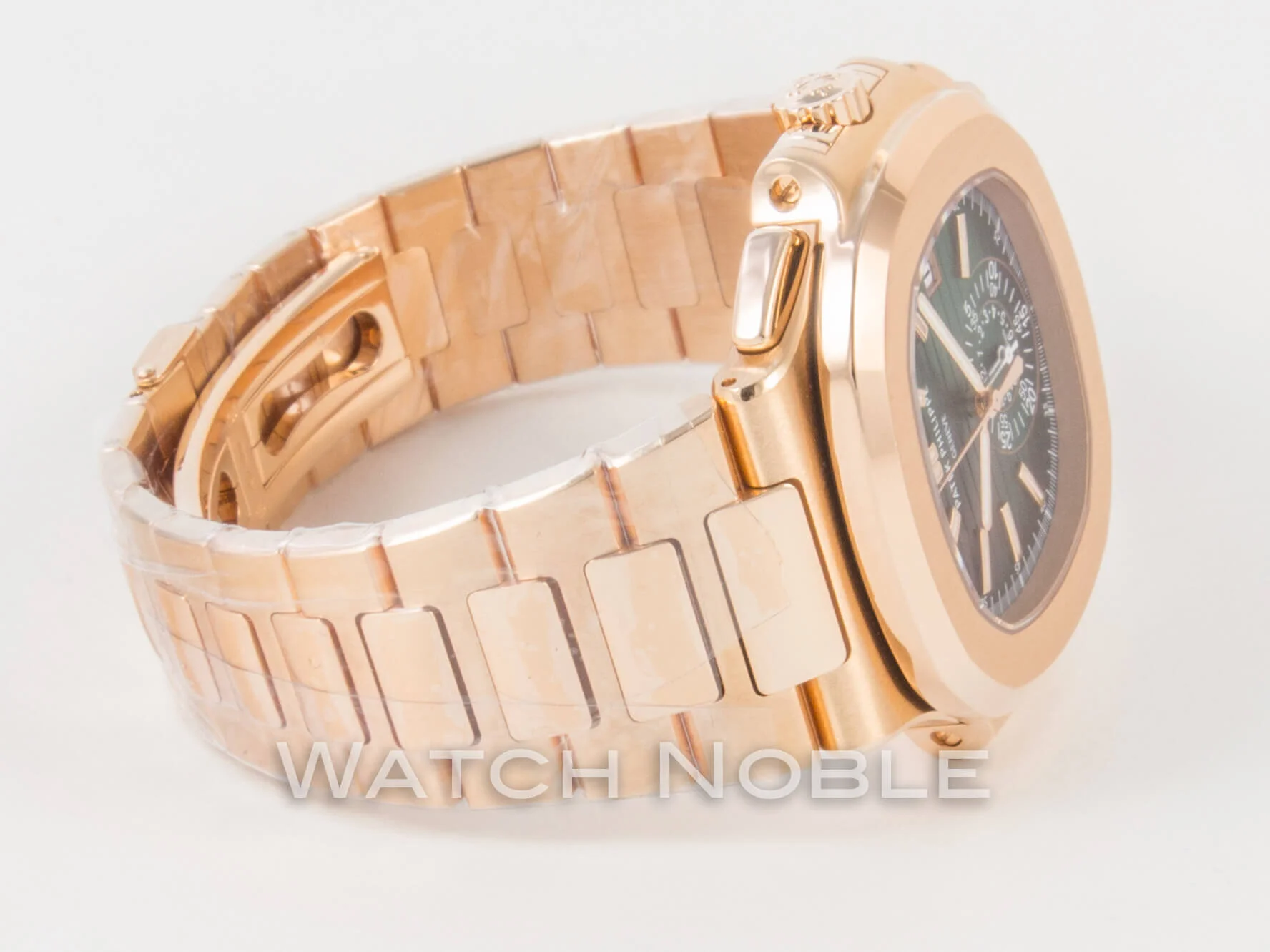 Patek Philippe Nautilus 5980/1R-001 18K Rose Gold Black Dial 