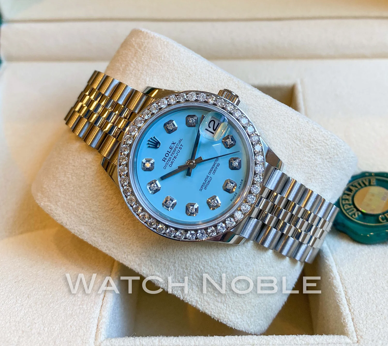 Mothers Day Watch Women’s Watch – Teal / Light Blue – 31mm Quartz Women main image 2