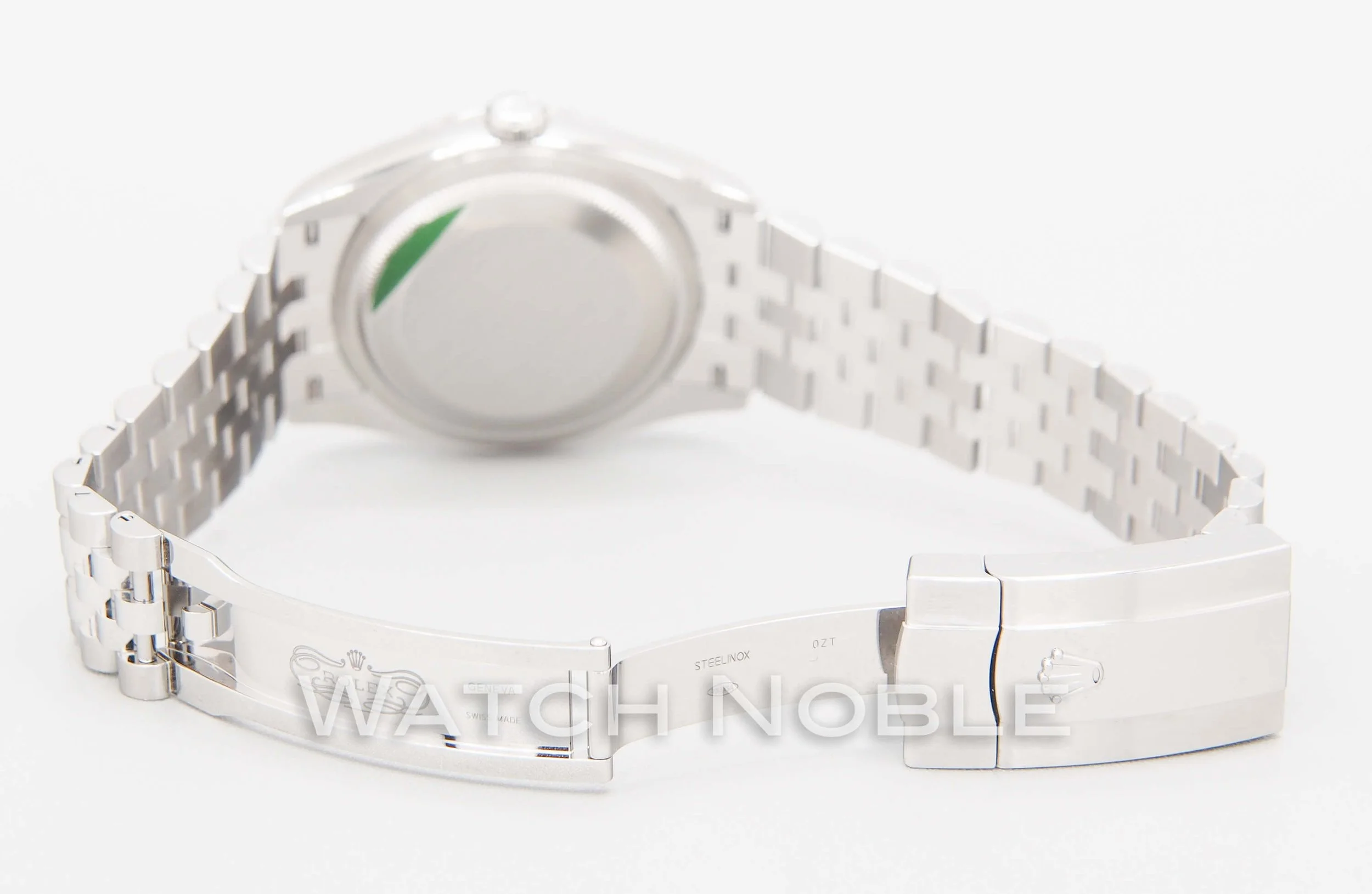 Rolex Datejust 36mm 126200 Black Index Dial Domed Bezel on Jubilee Bracelet