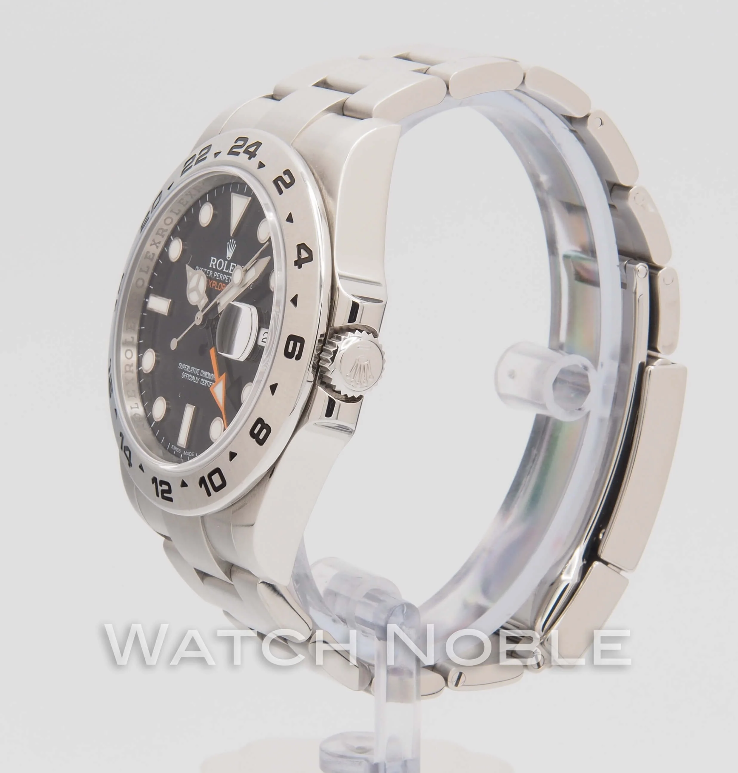 Pre-owned Rolex 216570 Explorer II Black Dial Stainless Steel 42mm