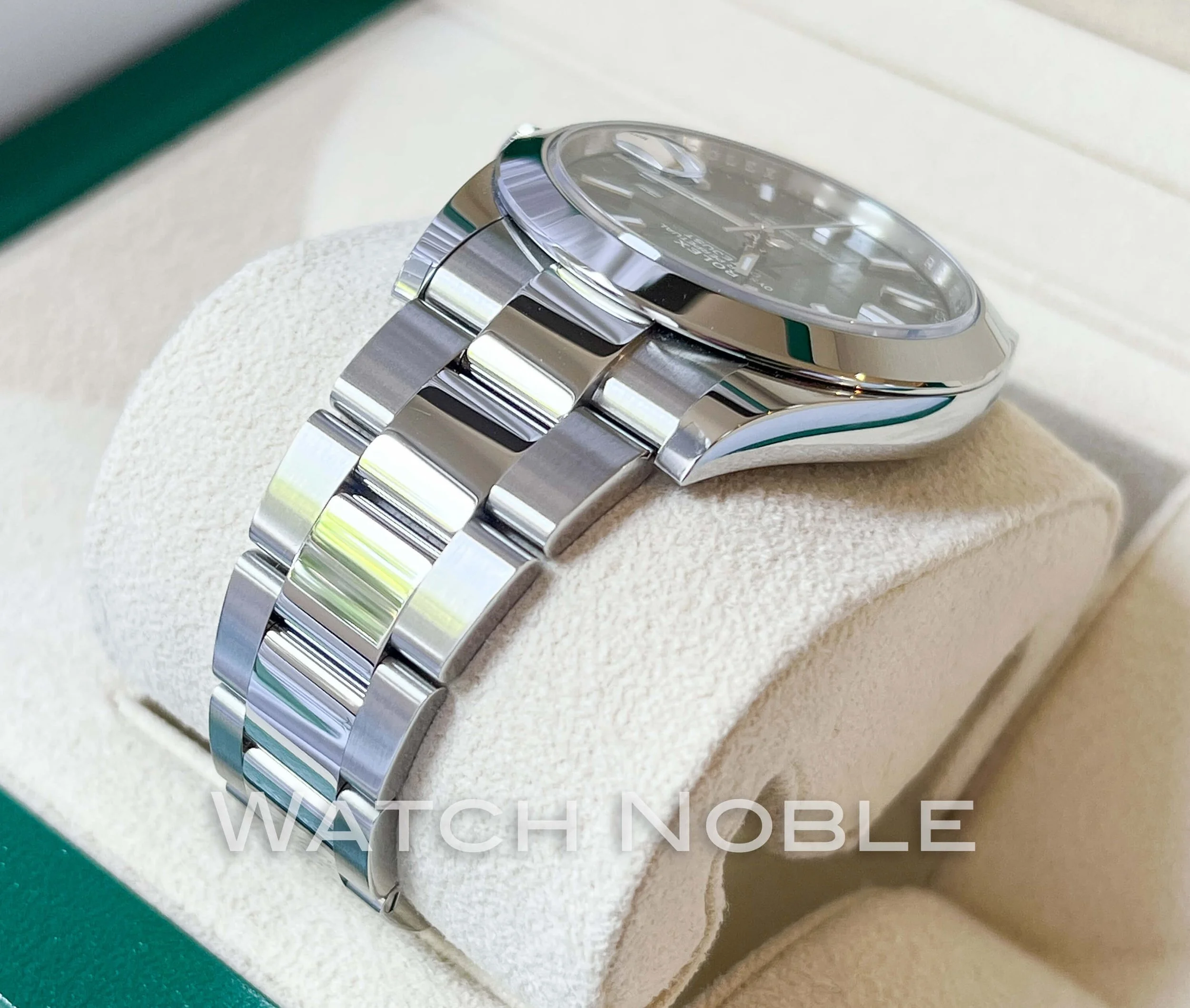 Rolex Datejust 41 Mint Green Dial Stainless Steel Men's Watch 126300