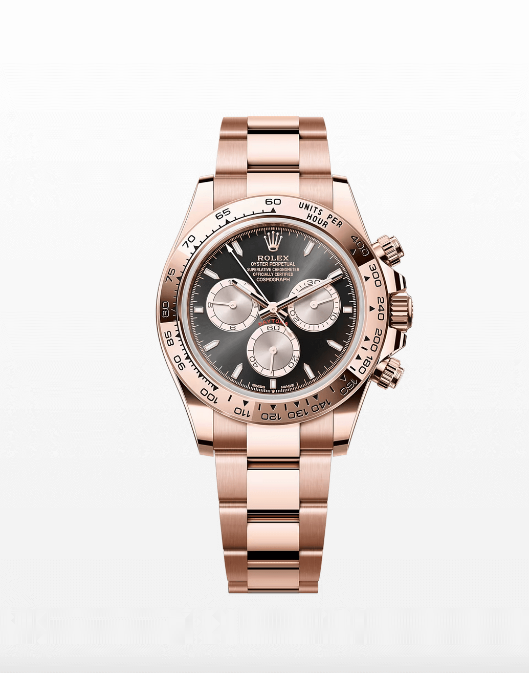 Rolex 126505 Cosmograph Daytona Black Dial 18K Rose Gold