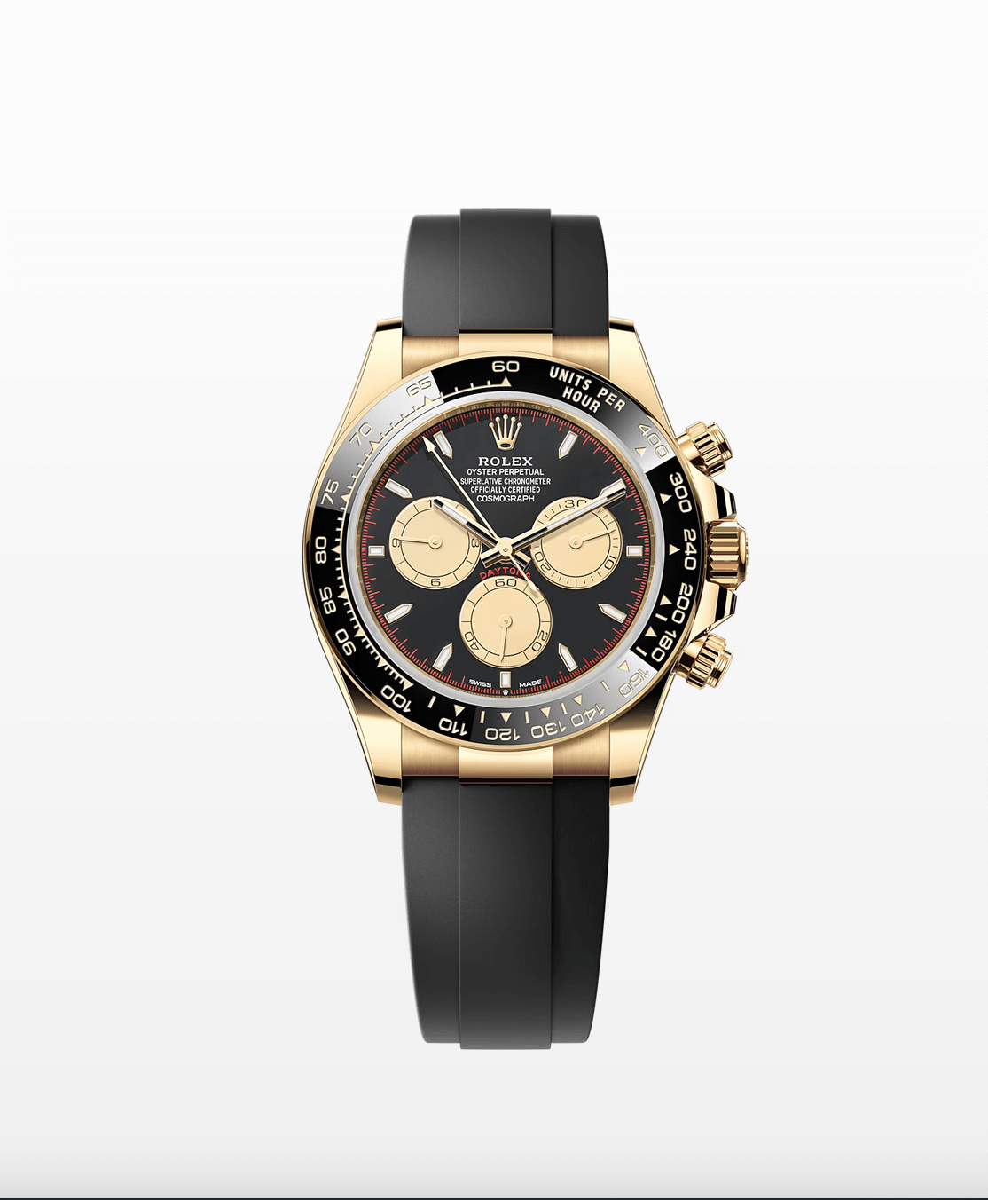 Rolex 126518 Cosmograph Daytona Black Dial 18K Yellow Gold 40mm