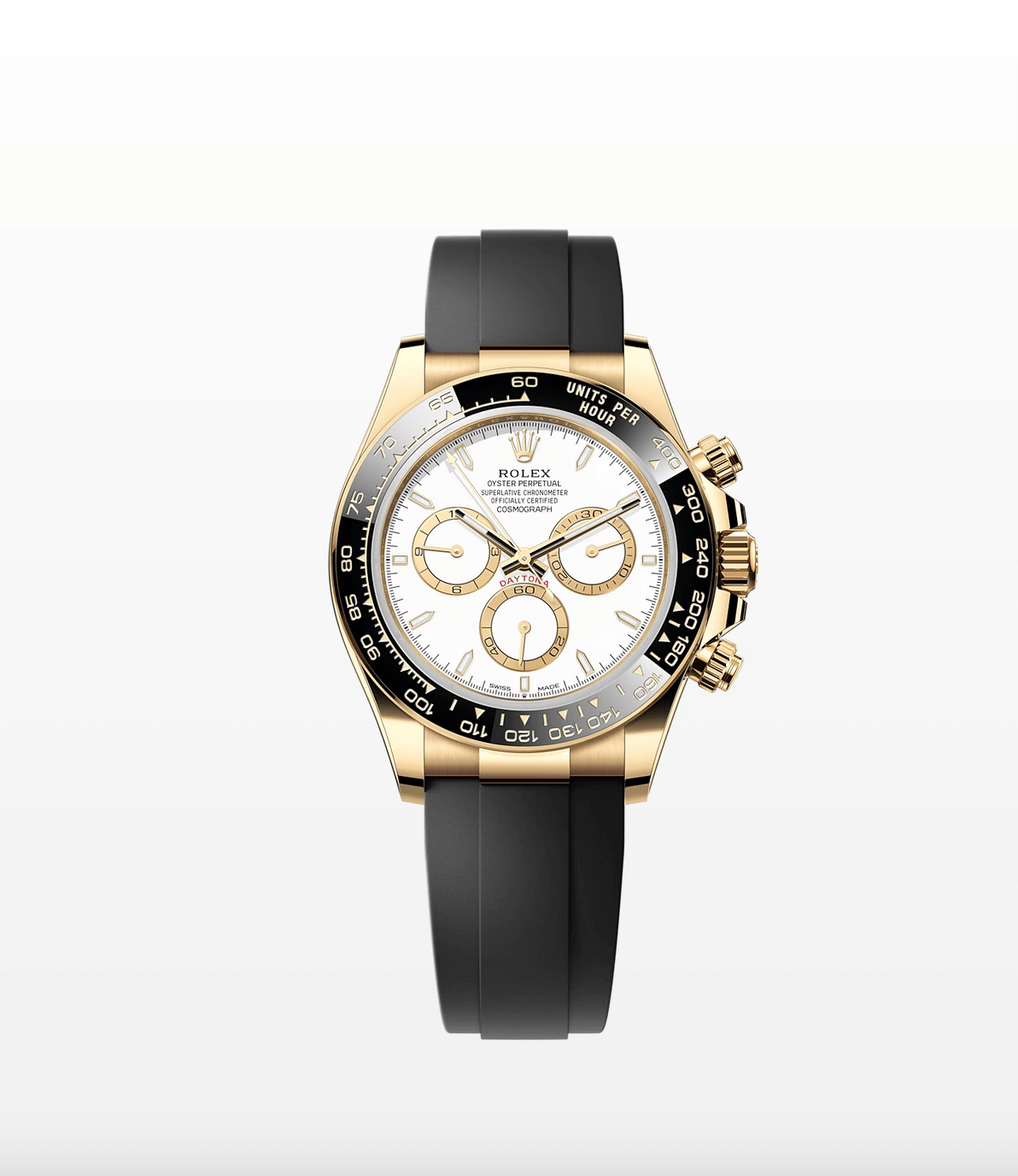 Rolex 126518 Cosmograph Daytona White Dial 18K Yellow Gold 40mm