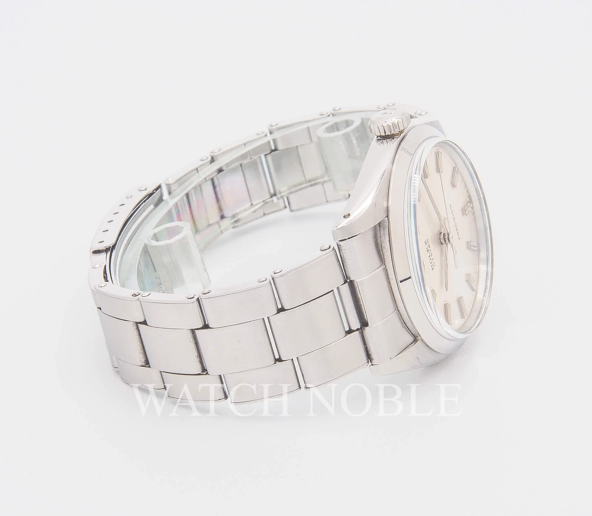 Vintage Rolex Oyster Precision Silver Dial 34mm Ref. 6426 with Box.