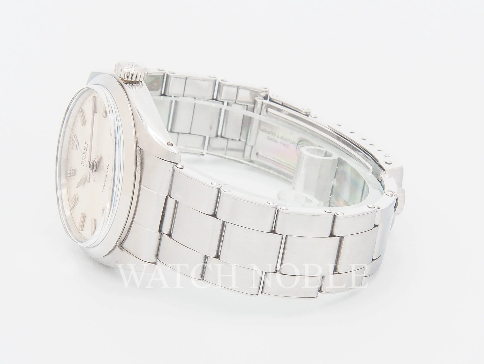 Vintage Rolex Oyster Precision Silver Dial 34mm Ref. 6426 with Box.