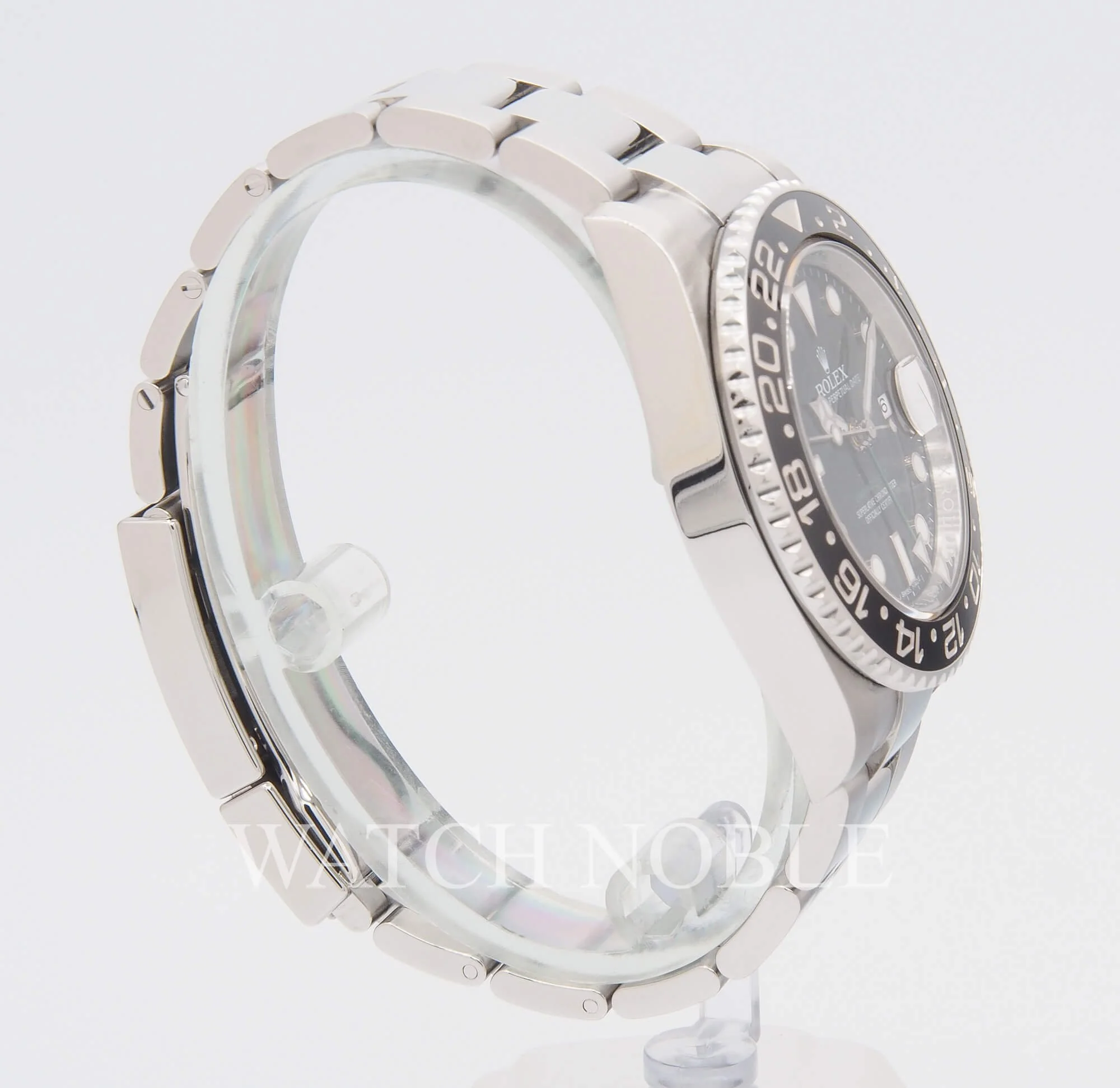 Pre-owned Rolex 116710LN GMT Master II Black Bezel Steel 40mm
